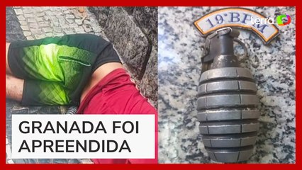Homem com 24 passagens pela polícia é preso com granada após assalto em Copacabana