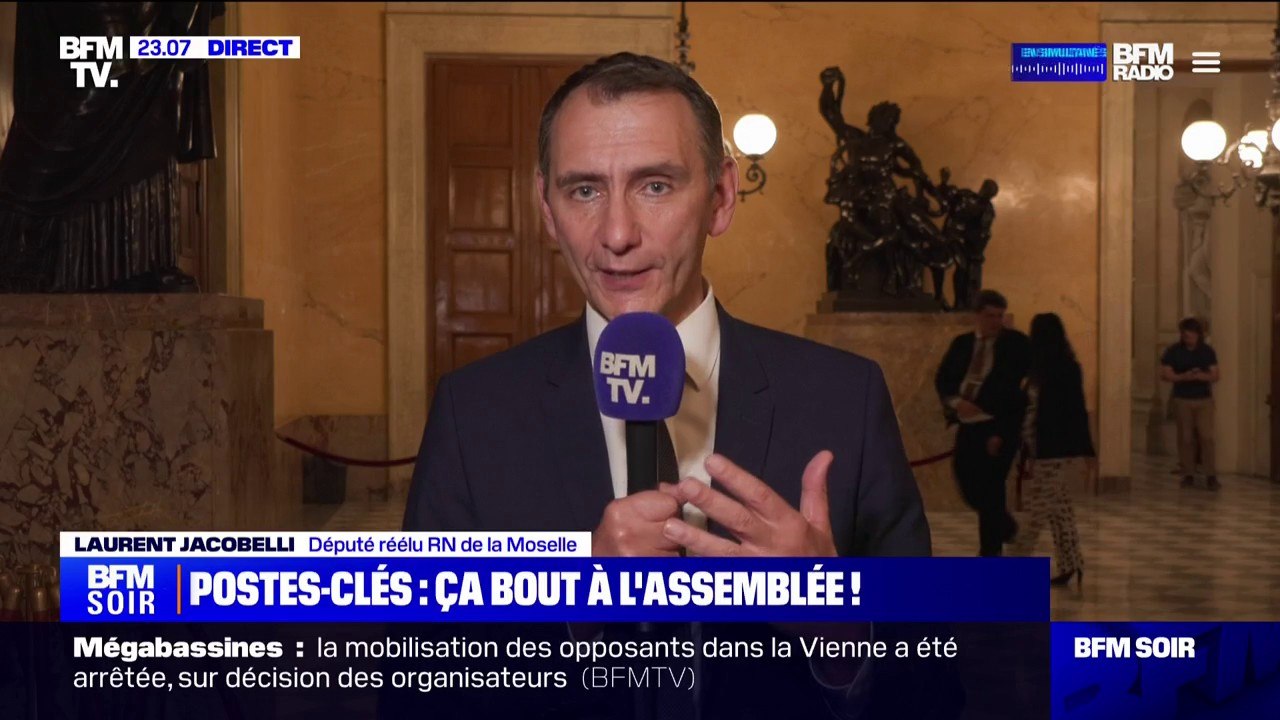 "Un bras d'honneur à la démocratie": Laurent Jacobelli (RN) réagit à l'absence de vice-président du Rassemblement national à l'Assemblée