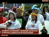 Movimiento Nacional de Recreadores manifiesta su respaldo al candidato Nicolás Maduro