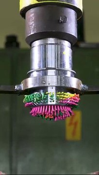 Spagettification With 150 Tons #satisfying #hydraulicpress #asmr
