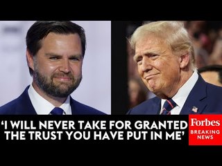 JD Vance Gives Message To Donald Trump After Accepting VP Nomination At The RNC