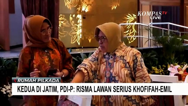 Raih Urutan Ke-2 Elektabilitas Pilkada Jatim Versi Litbang Kompas, PDIP: Risma Lawan Serius Khofifah