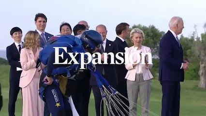 Meloni sale en auxilio de Biden en su último despiste