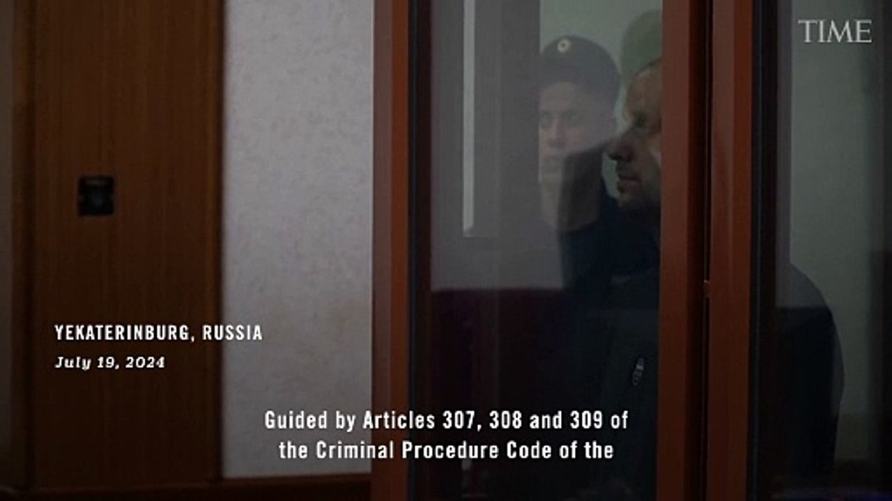 Russia Sentences U.S. Journalist Evan Gershkovich to 16 Years on Espionage Charges