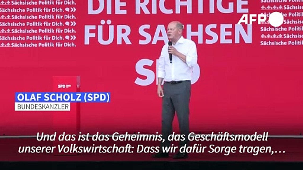 Scholz in Sachsen: 'Der Osten ist High-Tech-Standort'