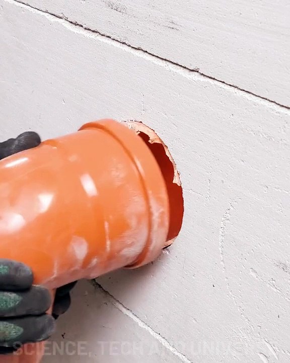 Fitting PVC In Wall With Ease!