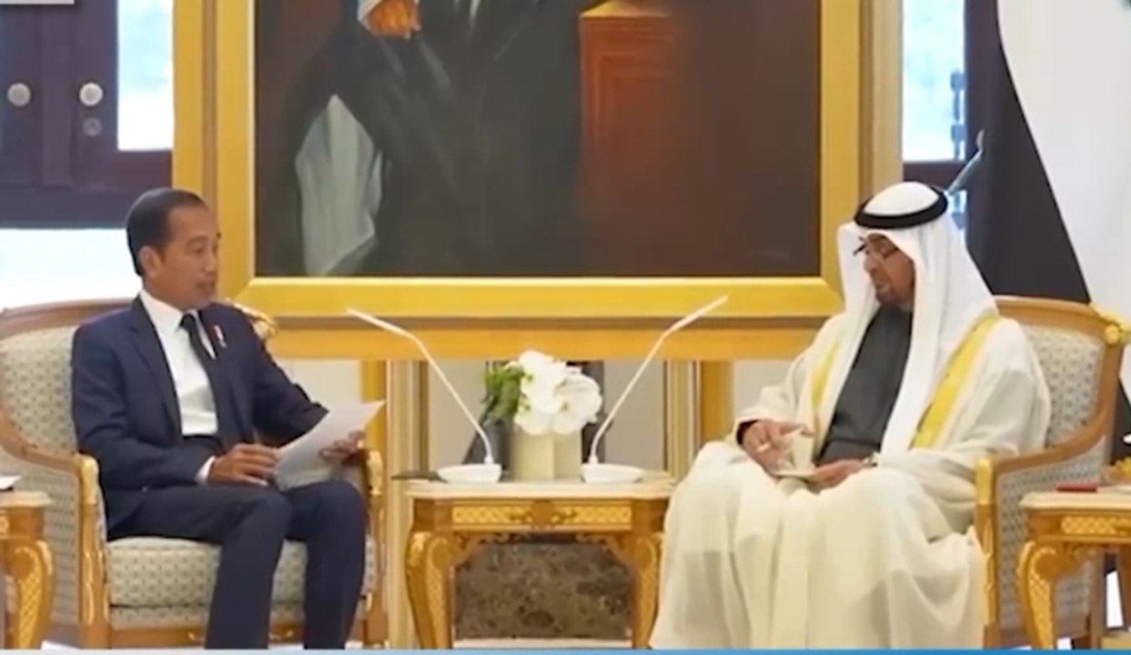 Presiden Jokowi dan Presiden Mohamed Zayed Bin Al Nahyan Bahas Empat Hal Penting