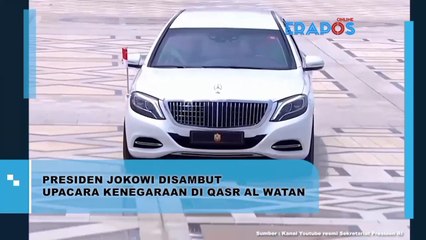 Presiden Jokowi Di Sambut Upacara Kenegaraan Di Qasr Al Wathan