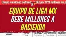 AMLO AFIRMA QUE HAY UN EQUIPO DE LA LIGA MX CON DEUDA AL SAT