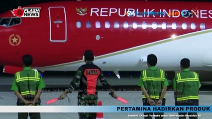 Presiden Jokowi Tiba dari Abu Dhabi di Pangkalan TNI AU Halim Perdanakusuma