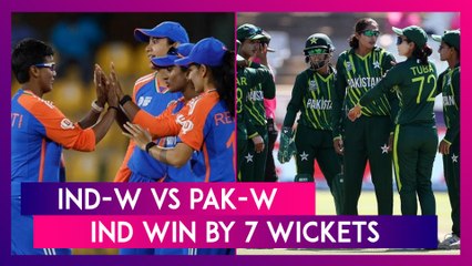 IND-W vs PAK-W, Women's Asia Cup T20 2024 Stat Highlights: India Beat Pakistan