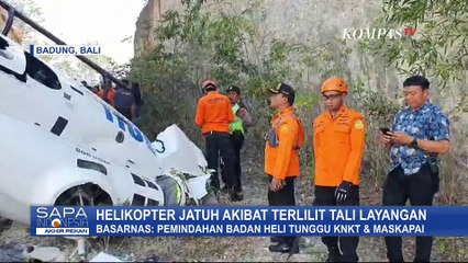 Bukan Karena Cuaca Buruk, Helikopter Wisata Jatuh di Bali Diduga Terlilit Tali Layangan