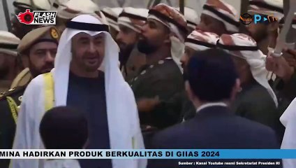 Tiba di Dubai,  Jokowi Disambut Upacara Kenegaraan di Qasr Al Watan