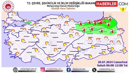 Yerel Kuvvetli Sağanak Yağış Bekleniyor