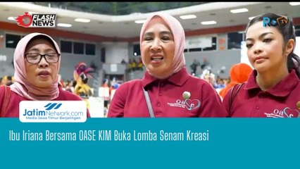 Ibu Iriana Bersama OASE KIM Buka Lomba Senam Kreasi