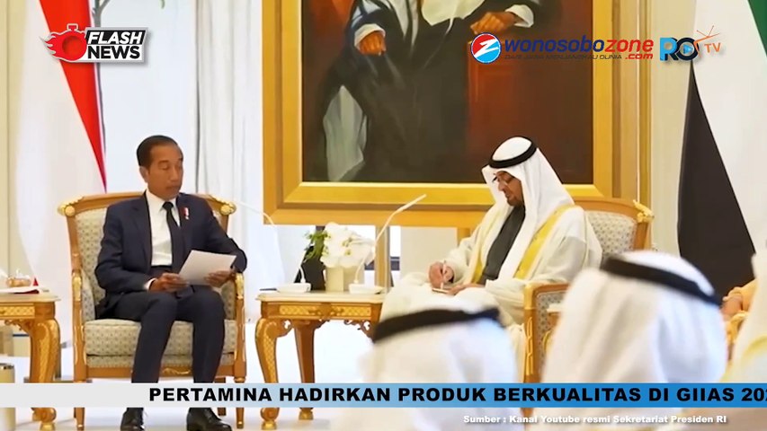 Pertemuan Bilateral Presiden Jokowi dan Presiden Mohamed bin Zayed Al Nahyan, Bahas Empat Hal Penting