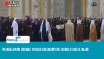 Presiden Jokowi Disambut Upacara Kenegaraan Saat Datang di Qasr Al Watan