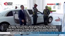Presiden Jokowi Disambut Upacara Kenegaraan di Qasr Al Watan