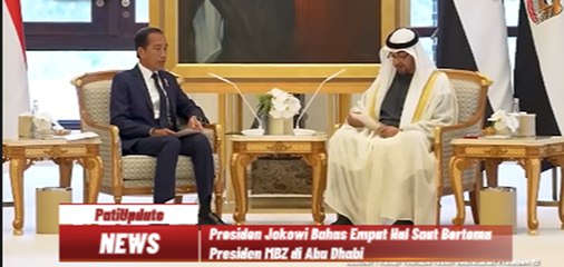 Presiden Jokowi Bahas Empat Hal Saat Bertemu Presiden MBZ di Abu Dhabi