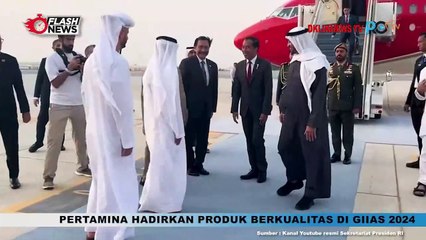 Скачать видео: Tiba di Abu Dhabi, Presiden Jokowi Disambut Langsung Presiden MBZ di Bandara Zayed