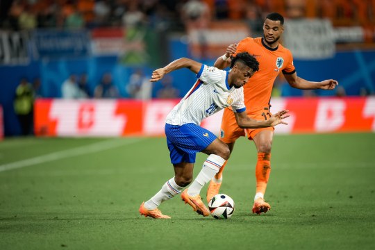 La réaction de Kingsley Coman après Pays-Bas - France