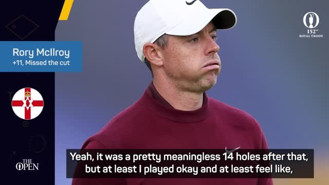 Triple bogey eight finishes off McIlroy's Open hopes