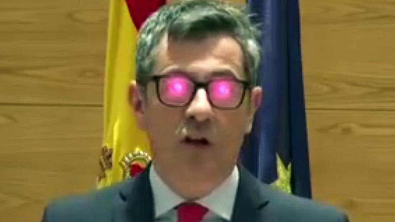 PENOSO el ministro BOLAÑOS que denuncia una "PERSECUCIÓN" contra PEDRO SÁNCHEZ y BEGOÑA GÓMEZ