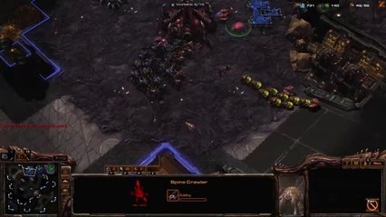 [StarCraft 2] No.0222 -- Intermediate ZERG player fights A.I., LOSS [..really was Lurker Den Day]