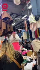 Pazarcı müşterileri etkilemek için dans etti:  O dans gündem oldu