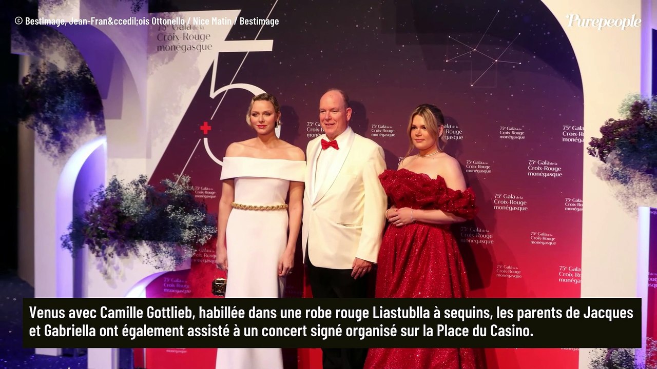 Charlene et Albert Monaco fous amoureux au gala de la Croix-Rouge : Camille Gottlieb éblouissante dans une robe meringue