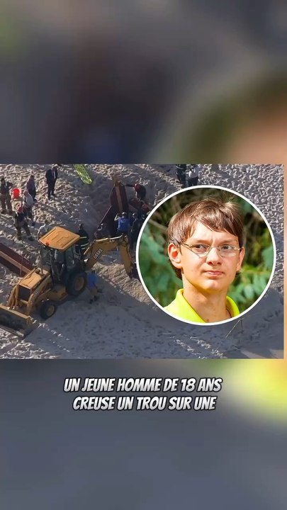 Un jeune homme creuse un trou sur une plage et meurt ensevelie dans le sable