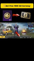 Get Free AG Currency #pubg #pubgmobile #pubgtipsandtrick