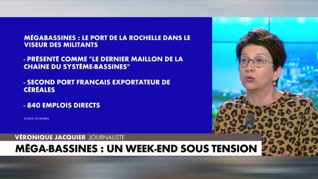 Véronique Jacquier explique pourquoi le port de La Rochelle est visé par les manifestants contre les méga-bassines