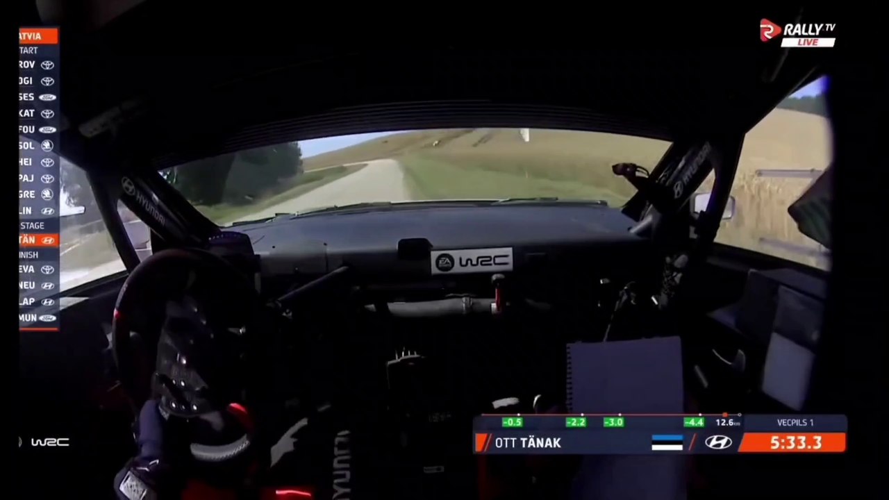 WRC Latvia 2024 SS12 Tanak Maximum Attack