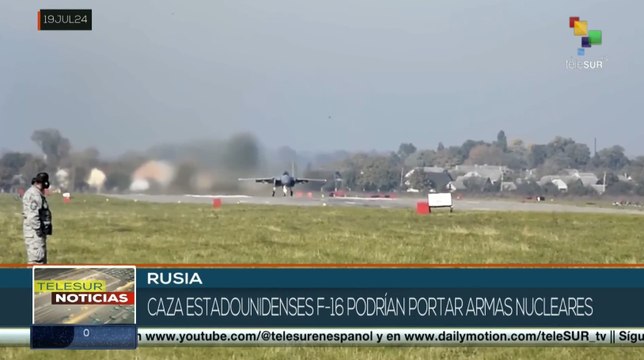 Rusia advierte sobre las implicaciones de suministrar a Ucrania aviones F16