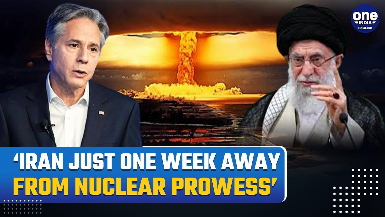 Blinken Warns Israel! Iran Nears Atomic Bomb Material Amid Israel-Gaza Escalation| Watch