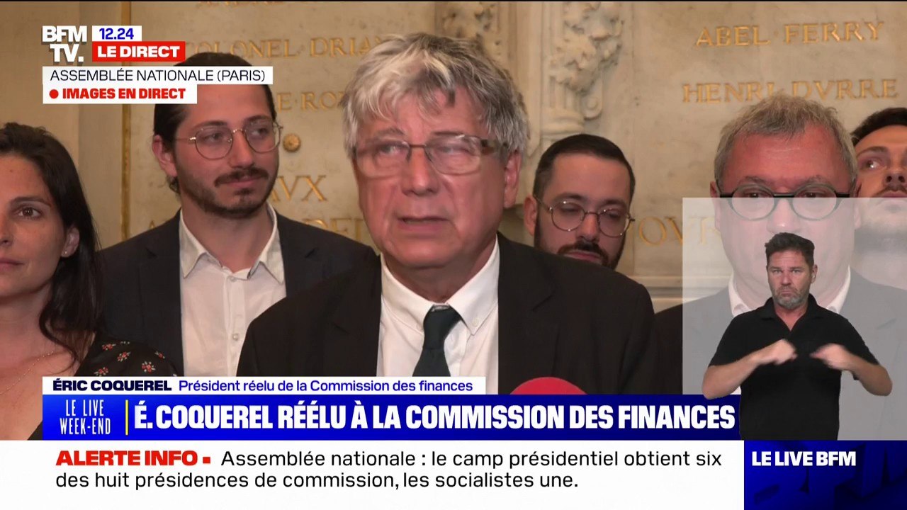 Assemblée nationale: Éric Coquerel est réélu président de la commission des Finances