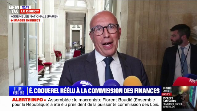 Assemblée nationale: Monsieur Wauquiez est un petit pion de la majorité macroniste , fustige Éric Ciotti, président du groupe À Droite