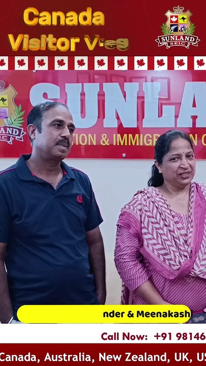 Rajinder & Meenakshi  Canada Vistor Video