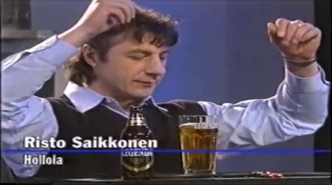 Legenda Beer - Risto Saikkonen ( Retromainos )