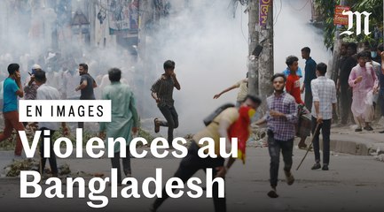 En images : les violents affrontements entre étudiants et forces de l’ordre au Bangladesh