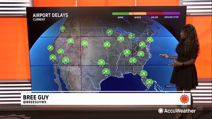 Weekend storms could cause more flight delays