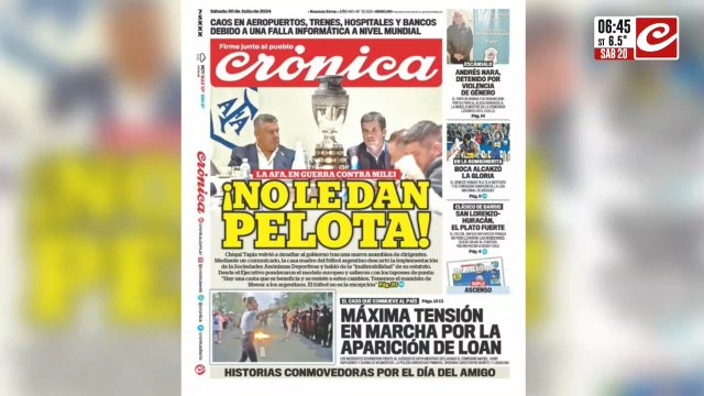 La AFA en pie de guerra contra Milei por las Sociedades Anónimas en el fútbol