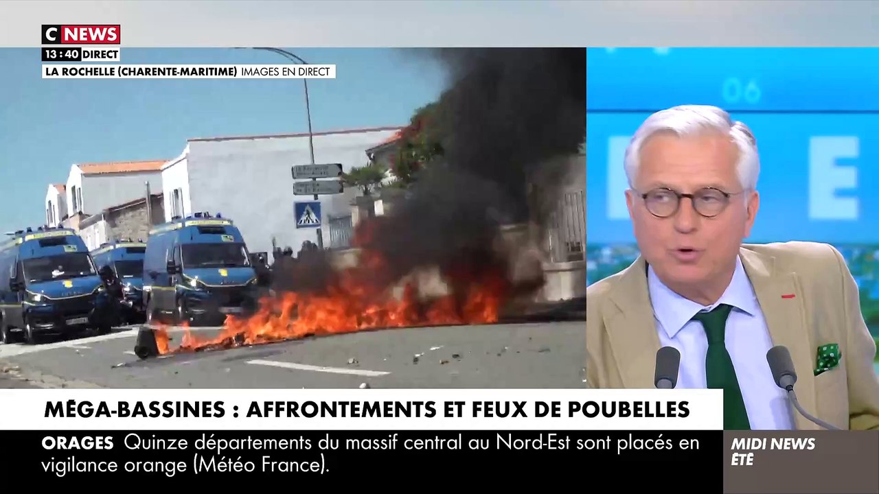 Anti-bassines à La Rochelle : De nombreuses destructions en cours dans la ville par des groupes d'ultra-gauche - Des supermarchés et des banques vandalisés - Les forces de l'ordre visées par des mortiers d'artifices