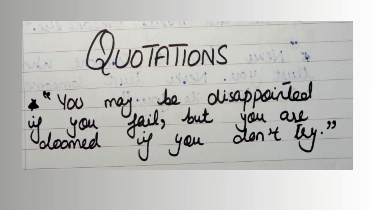 Qoutation on failure