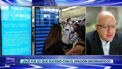 La caída de Microsoft no fue por un ciberataque: Ernesto Piedras
