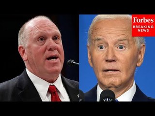 'Unsecured A Border On Purpose': Tom Homan Slams Biden During Heritage Foundation Panel At The RNC