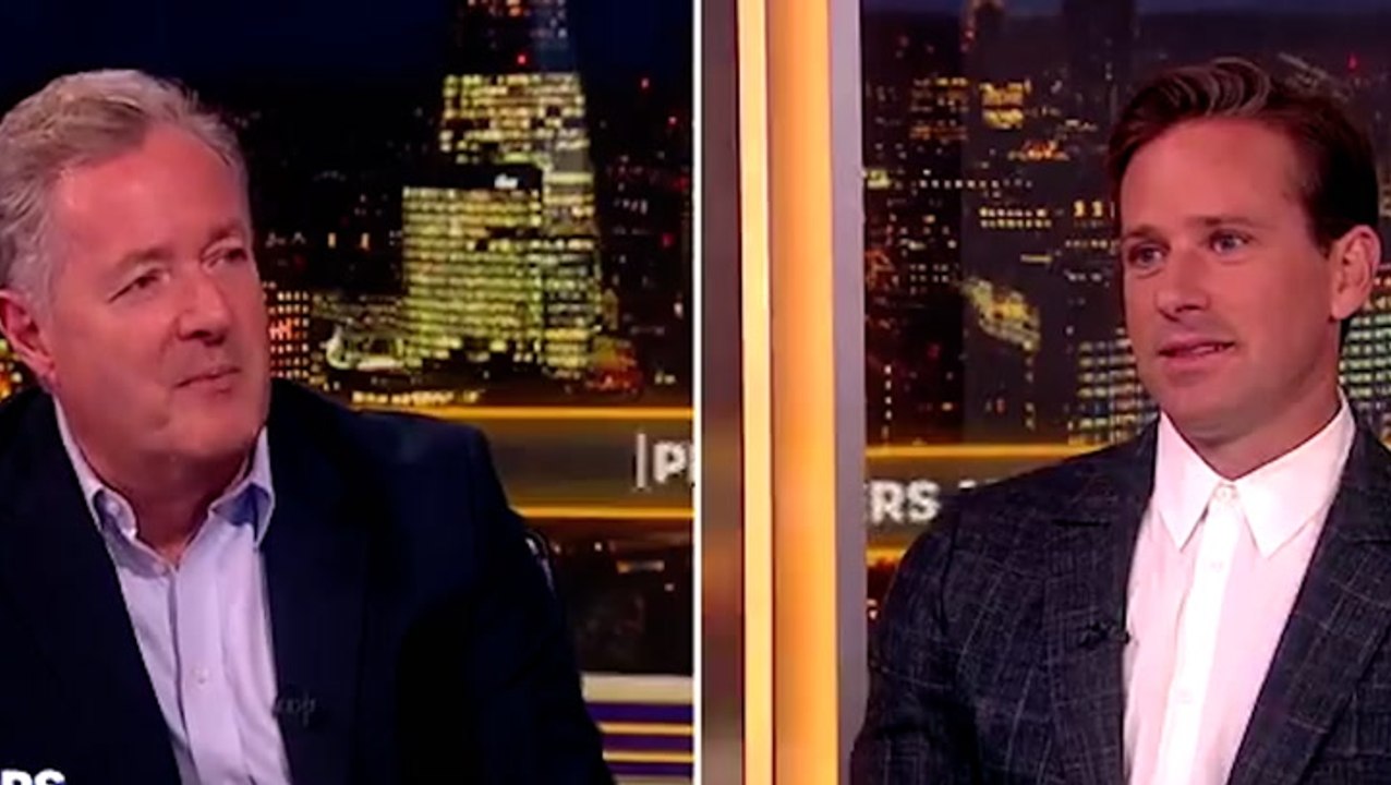 Piers Morgan asks Armie Hammer if he has ever eaten human flesh