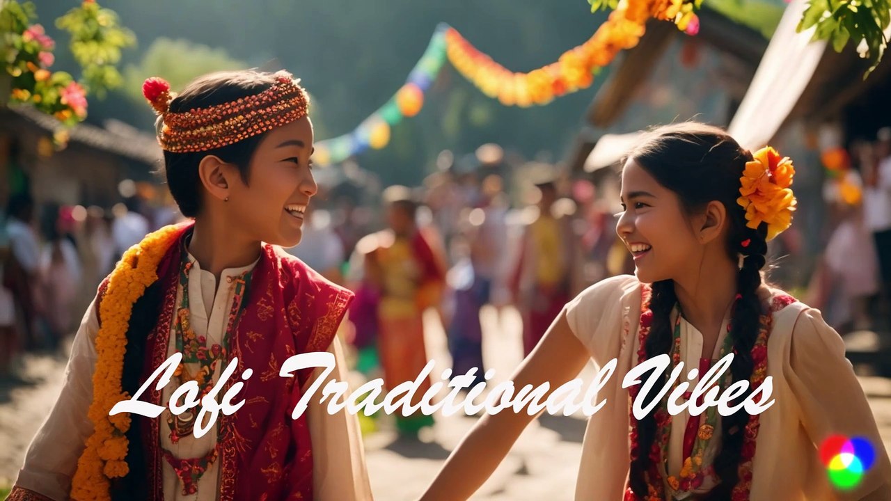 Lofi Traditional Vibes | Village Harmony | Traditional Lofi Beats in a Serene Rural Setting | Lofi Lounge 2024