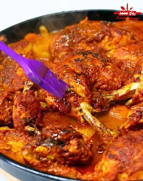 سر طعم الدجاج المشوي مع البطاطس في الفرن لن تصدق سهولة تحضير هذه الوصفة مع رباح محمد